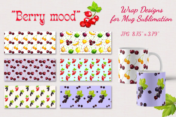 Berry Mood Packaging Design. Sublimation