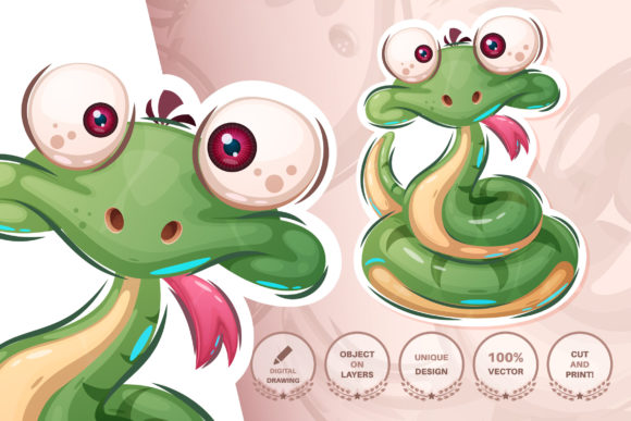 Cute Snake - Seamless Pattern: A Versatile Design for Every Project