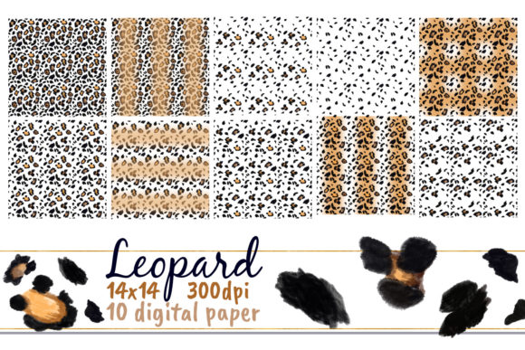 Leopard Spots Digital Paper Cheetah Wate: A Versatile Design Resource for Creative Projects