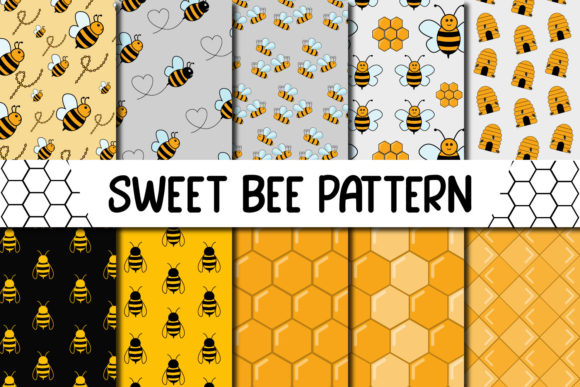 Sweet Bee Pattern: A Versatile Design for Creative Projects