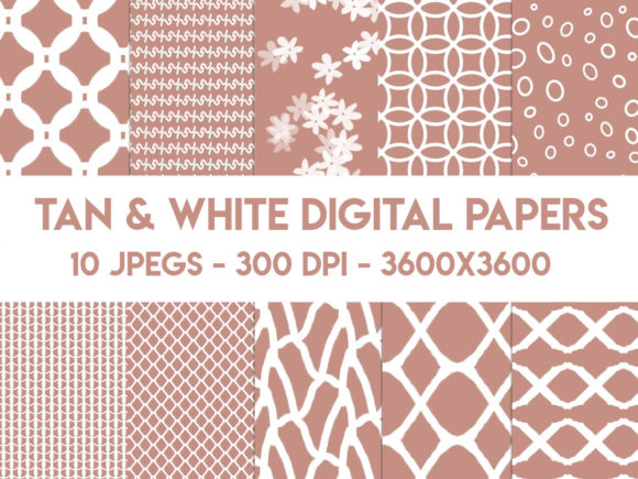 Tan and White Digital Papers: A Modern Solution for Creative Professionals