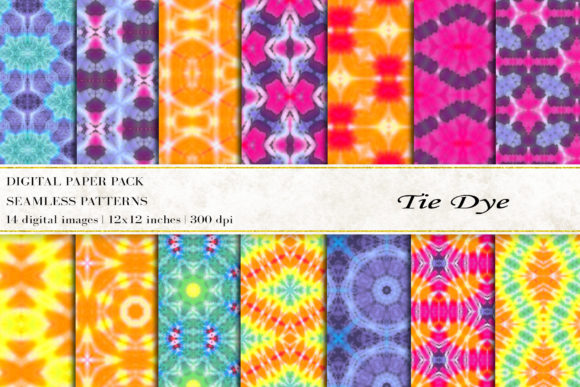 Tie Dye Digital Papers: A Versatile Tool for Creative Projects