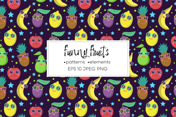 Vector Collection of Funny Fruits: A Playful Addition to Your Design Toolkit